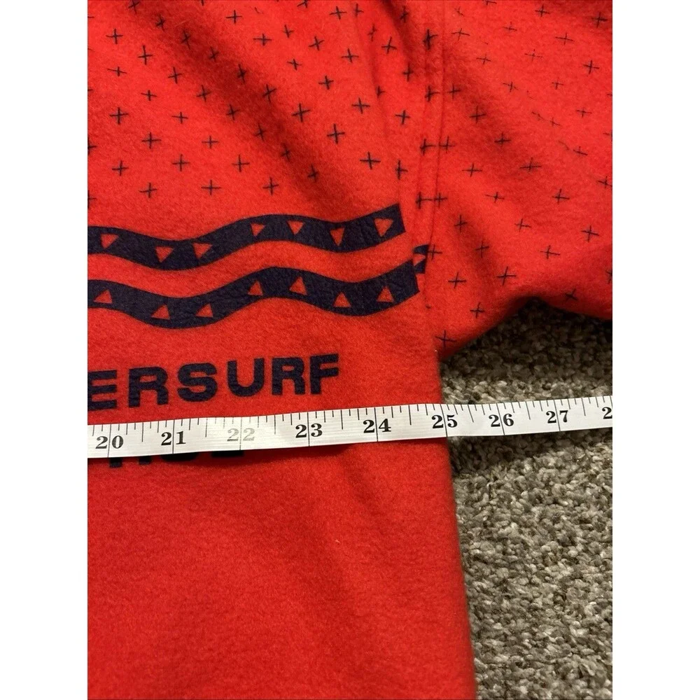 Vintage 80s Ocean pacific Red Surfing Surf Cover Up Jacket Soft Size XL